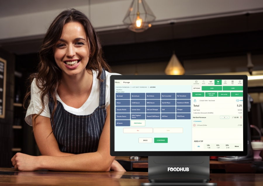 Restaurant menu management system